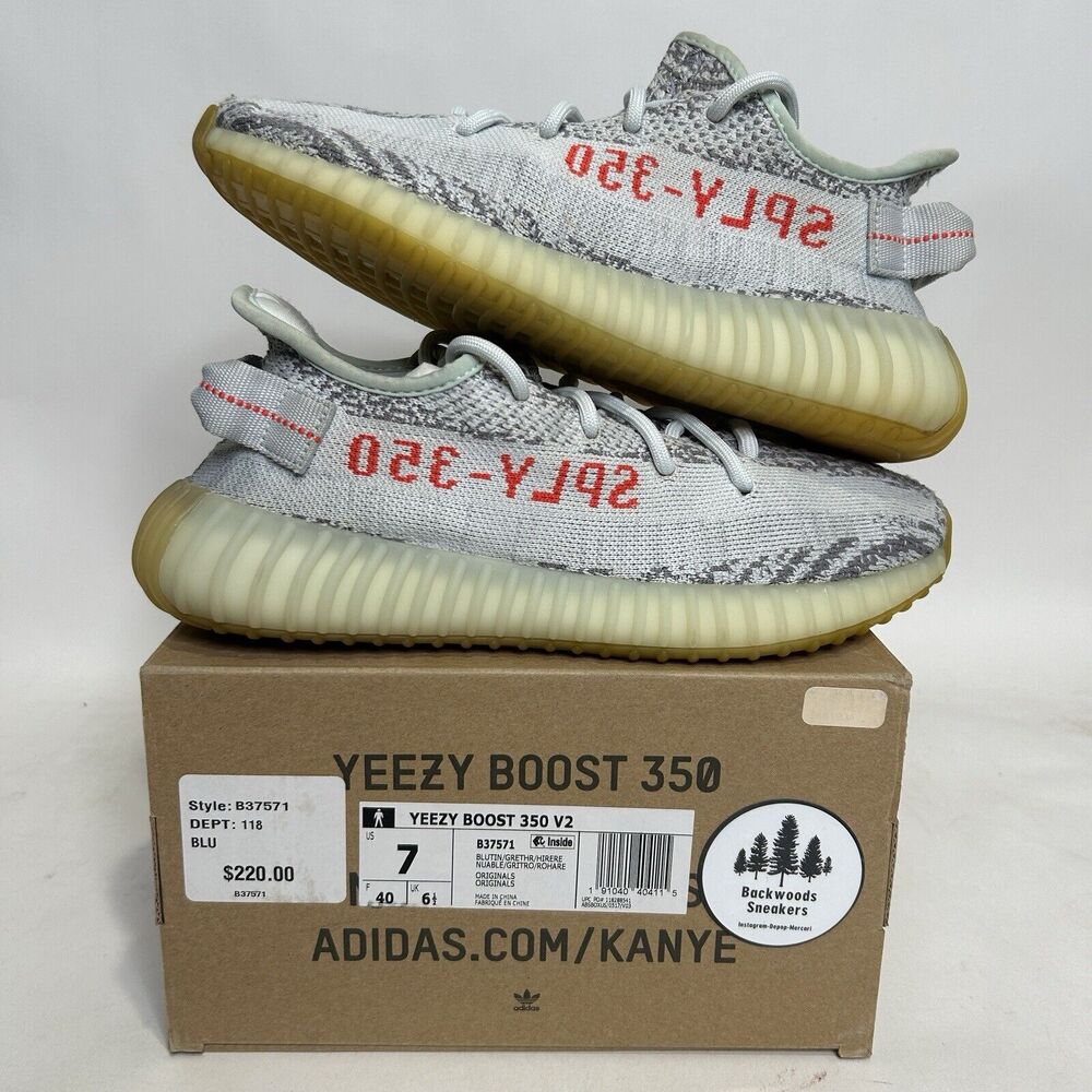 Adidas Shoes Yeezy Boost 350 V2 Low “Blue Tint” 2024